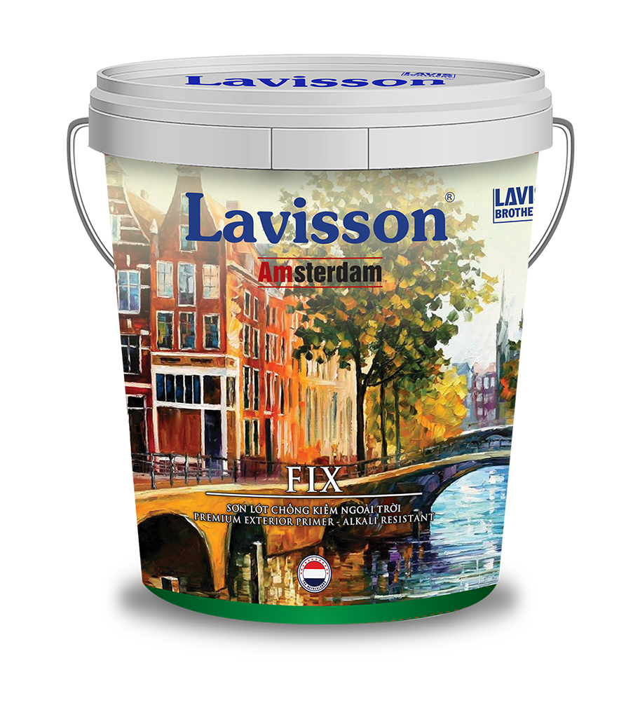 Sơn lót chống kiềm ngoài trời Lavisson Fix
