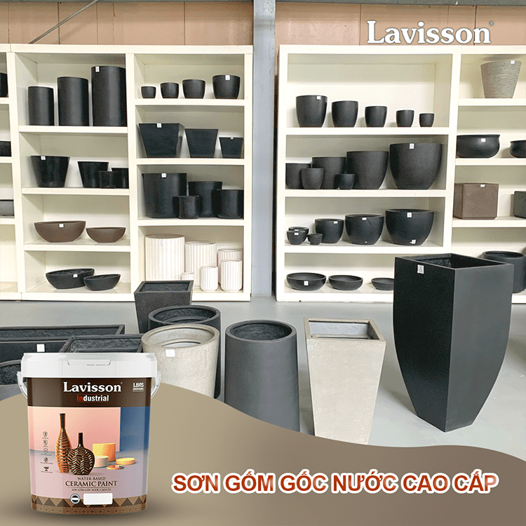 SƠN GỐM HỆ NƯỚC – LAVISSON CERAMIC PAINT