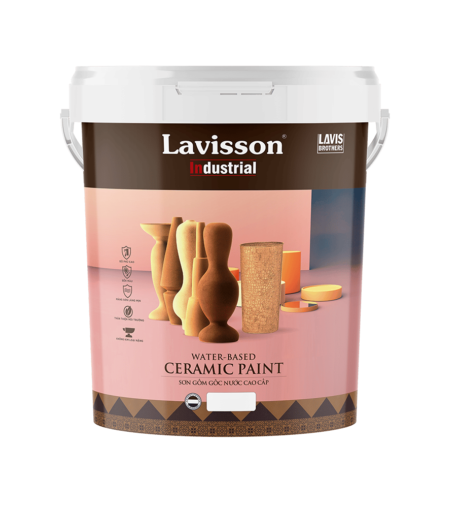 SƠN GỐM HỆ NƯỚC – LAVISSON CERAMIC PAINT