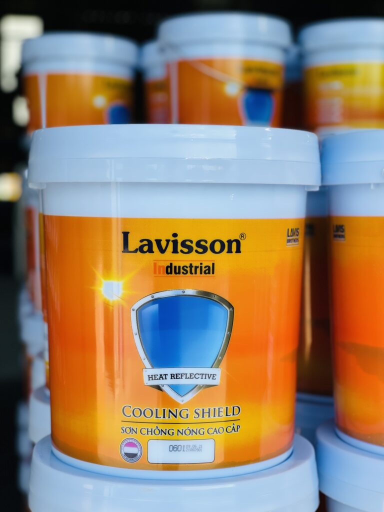 LAVISSON INDUSTRIAL COOLING SHIELD – SƠN CHỐNG NÓNG CAO CẤP MÁI TÔN/TƯỜNG