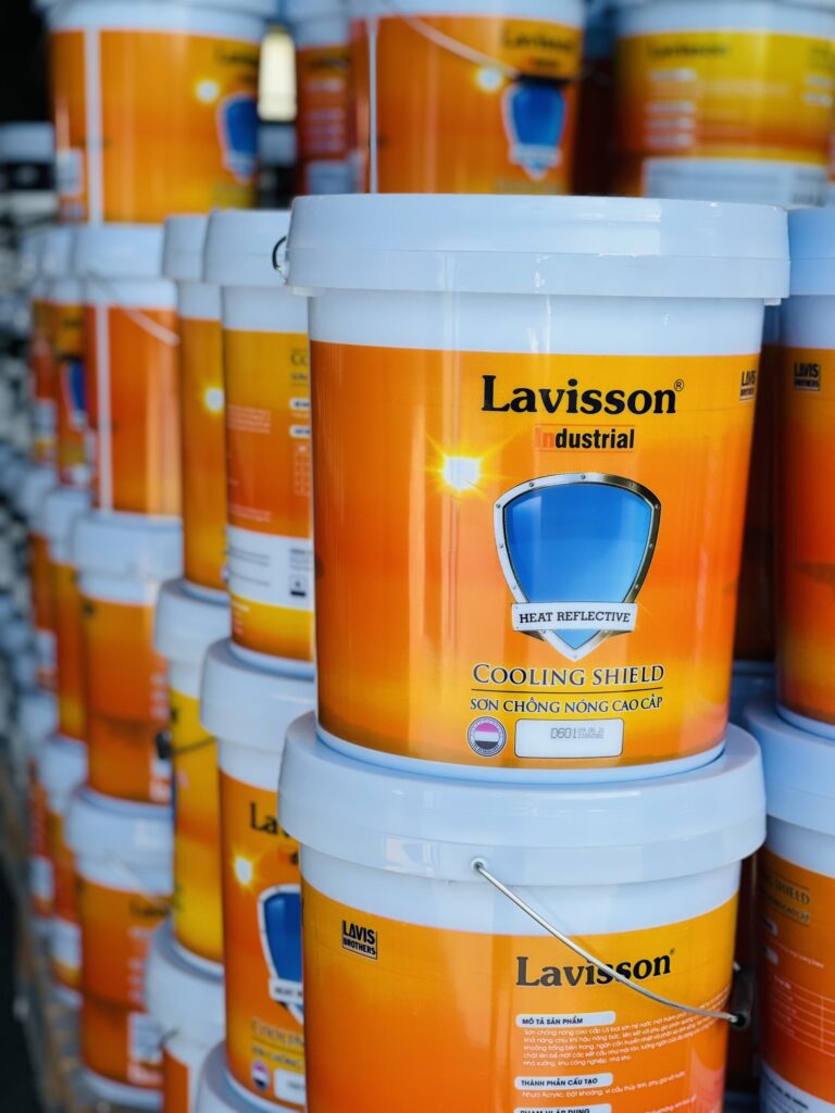 LAVISSON INDUSTRIAL COOLING SHIELD – SƠN CHỐNG NÓNG CAO CẤP MÁI TÔN/TƯỜNG