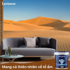 Sơn hiệu ứng đặt biệt Lavisson Atmos - hiệu ứng cát sa mạc