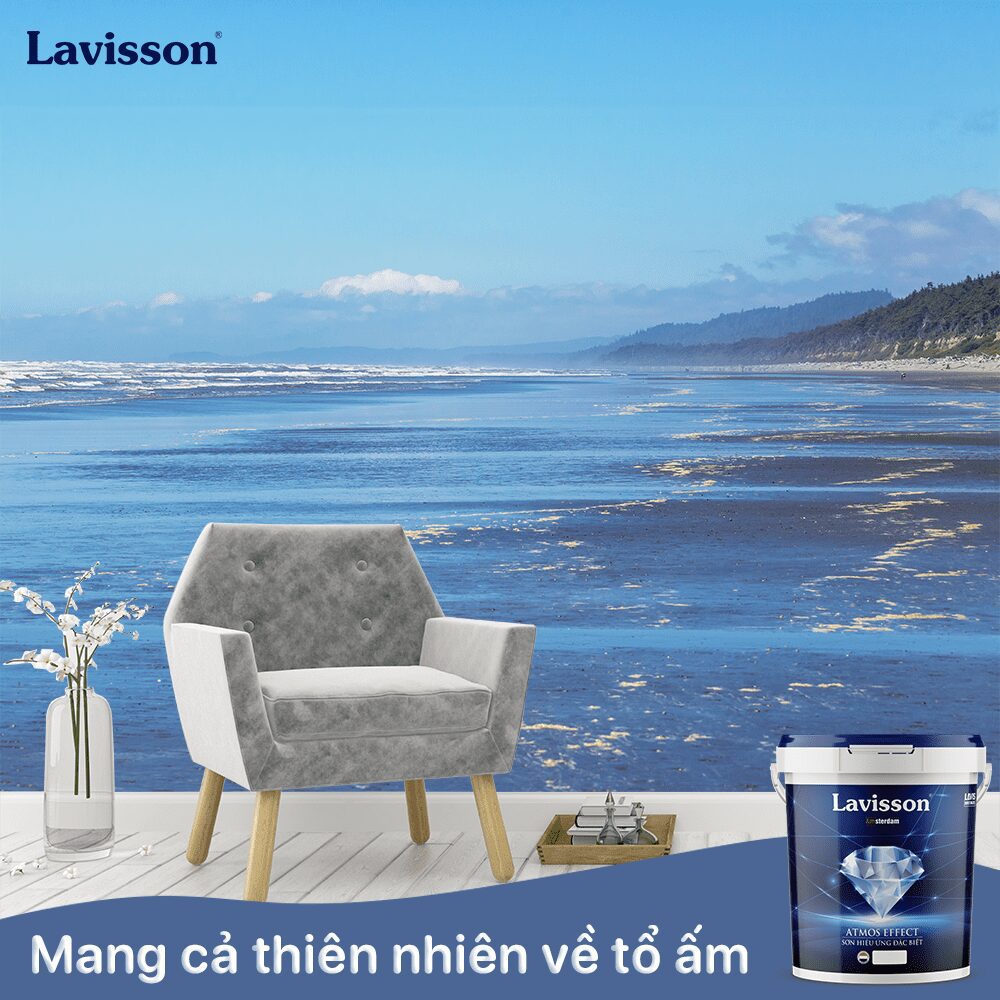 Sơn hiệu ứng đặc biệt Lavisson Atmos – Mang cả thiên về tổ ấm của bạn chỉ trong 1 nốt nhạc