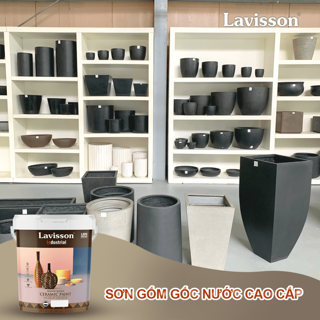 Sơn gốm hệ nước cao cấp – LAVISSON CERAMIC PAINT