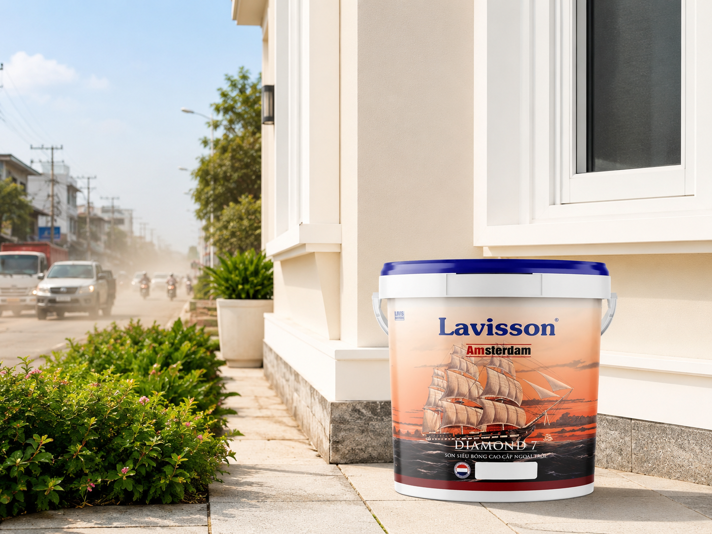 Hệ sơn ngoại thất Lavisson cho nhà phố và công trình dân dụng