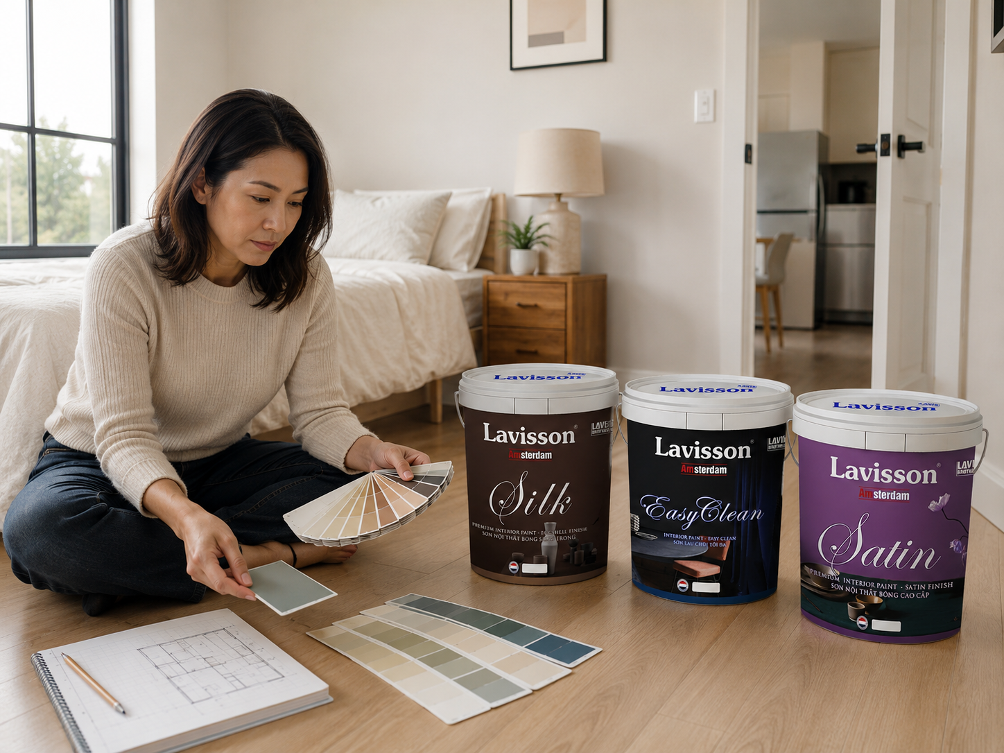 Lựa chọn màu sơn nội thất trước khi thi công