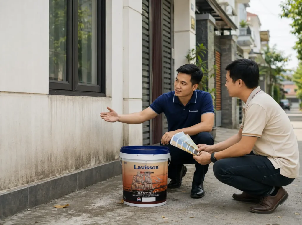 Sơn ngoại thất chống bám bụi: hiểu đúng trước khi chọn sản phẩm