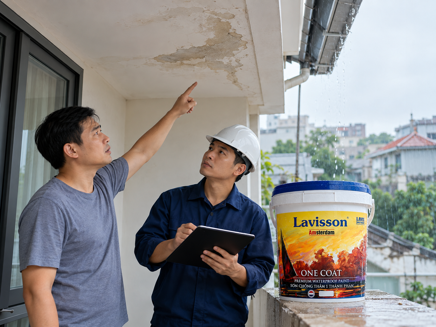 Trao đổi với người có chuyên môn về nguồn nước gây thấm